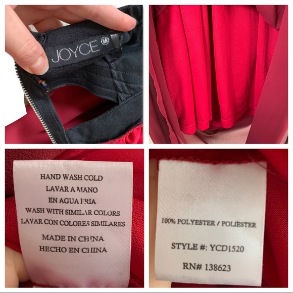 Joyce Cutout Strapless Maxi Dress Color Block - Picture 10 of 12